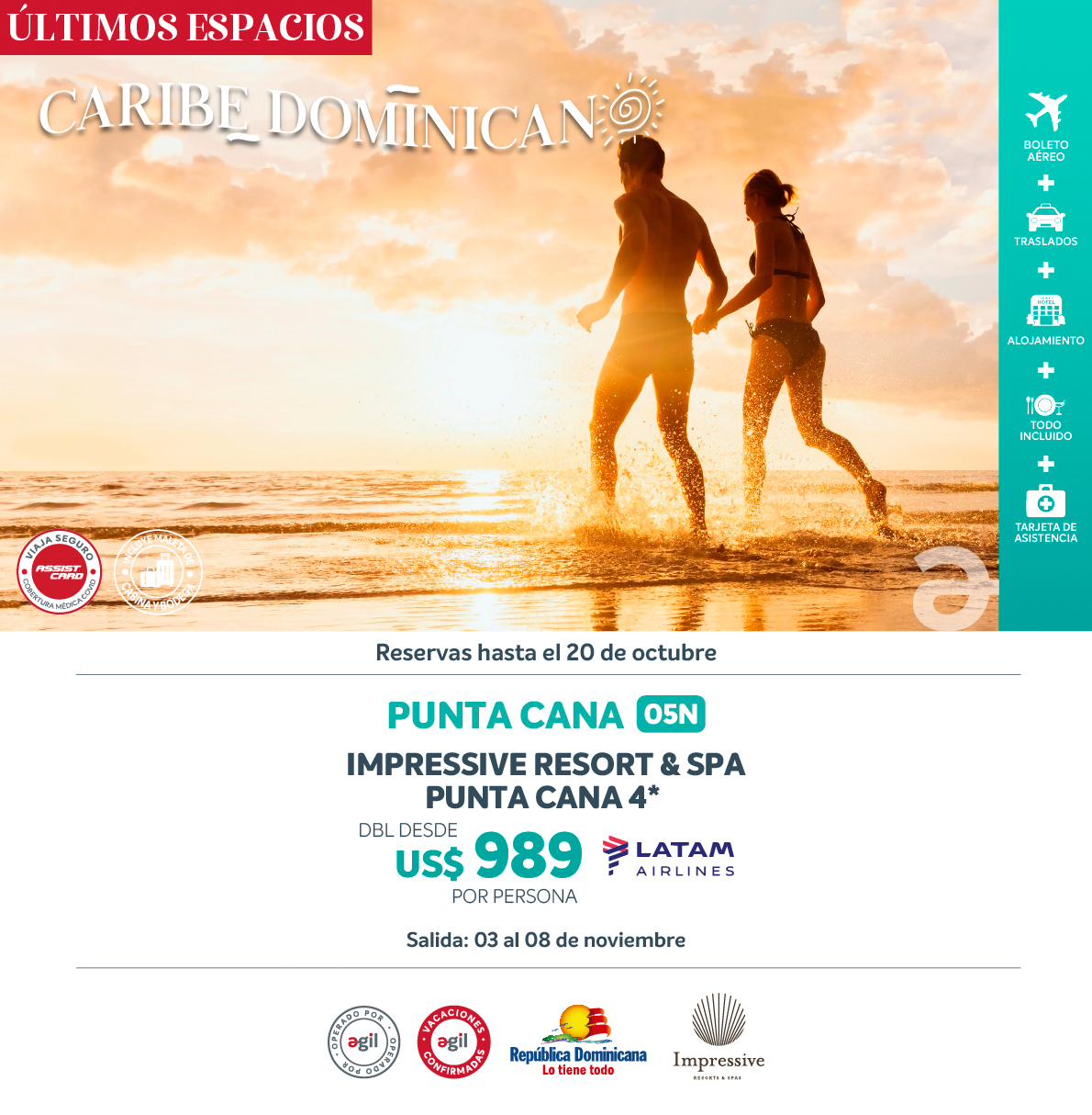Oferta Punta Cana con todo incluido