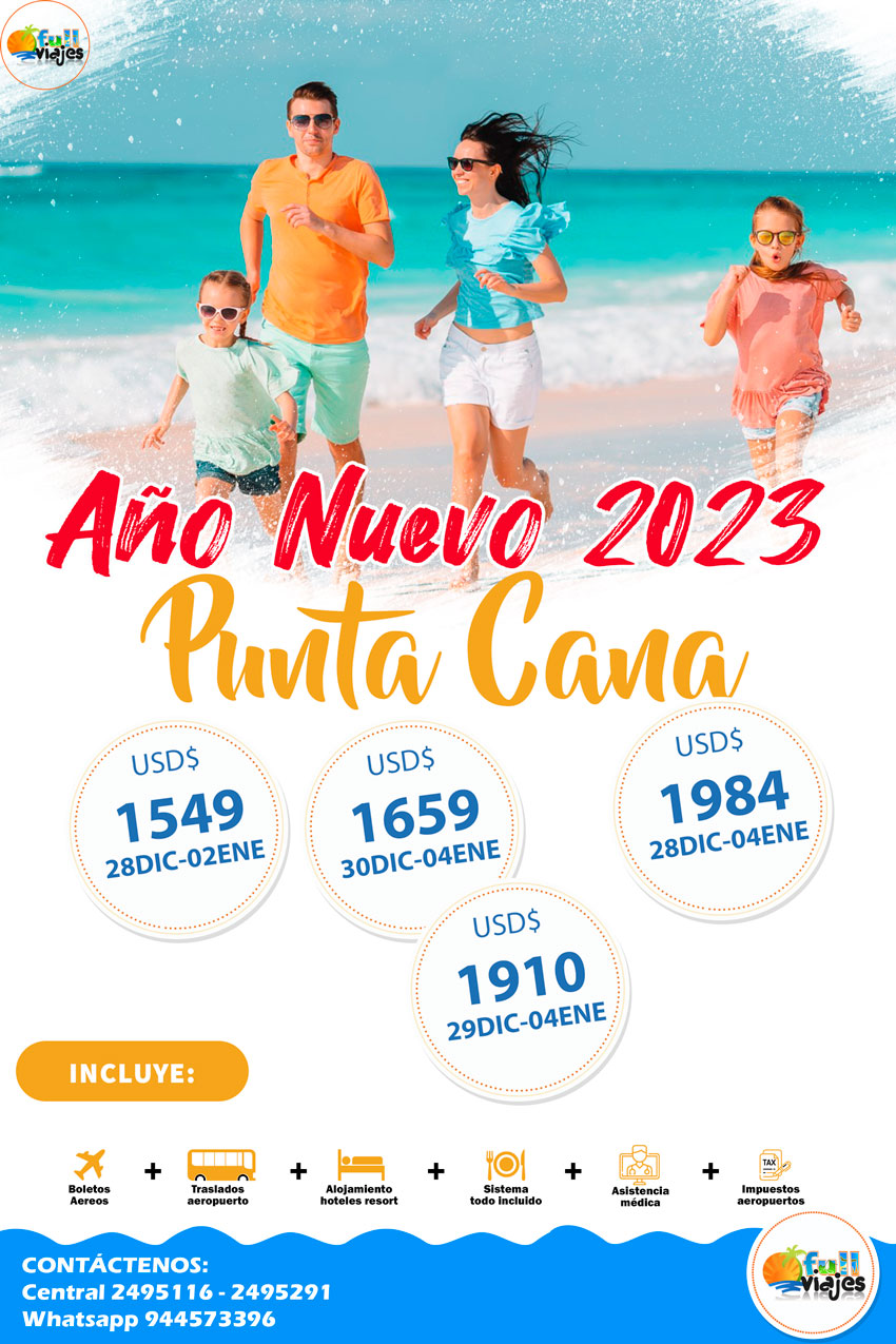 Celebra el año Nuevo en Punta Cana