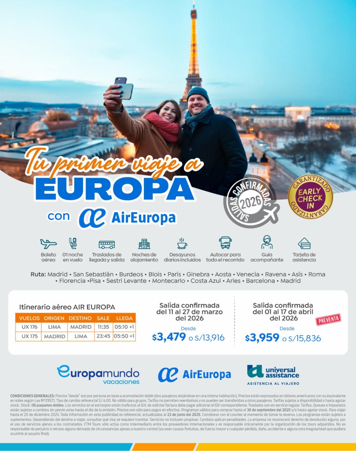 Mi primer viaje a Europa