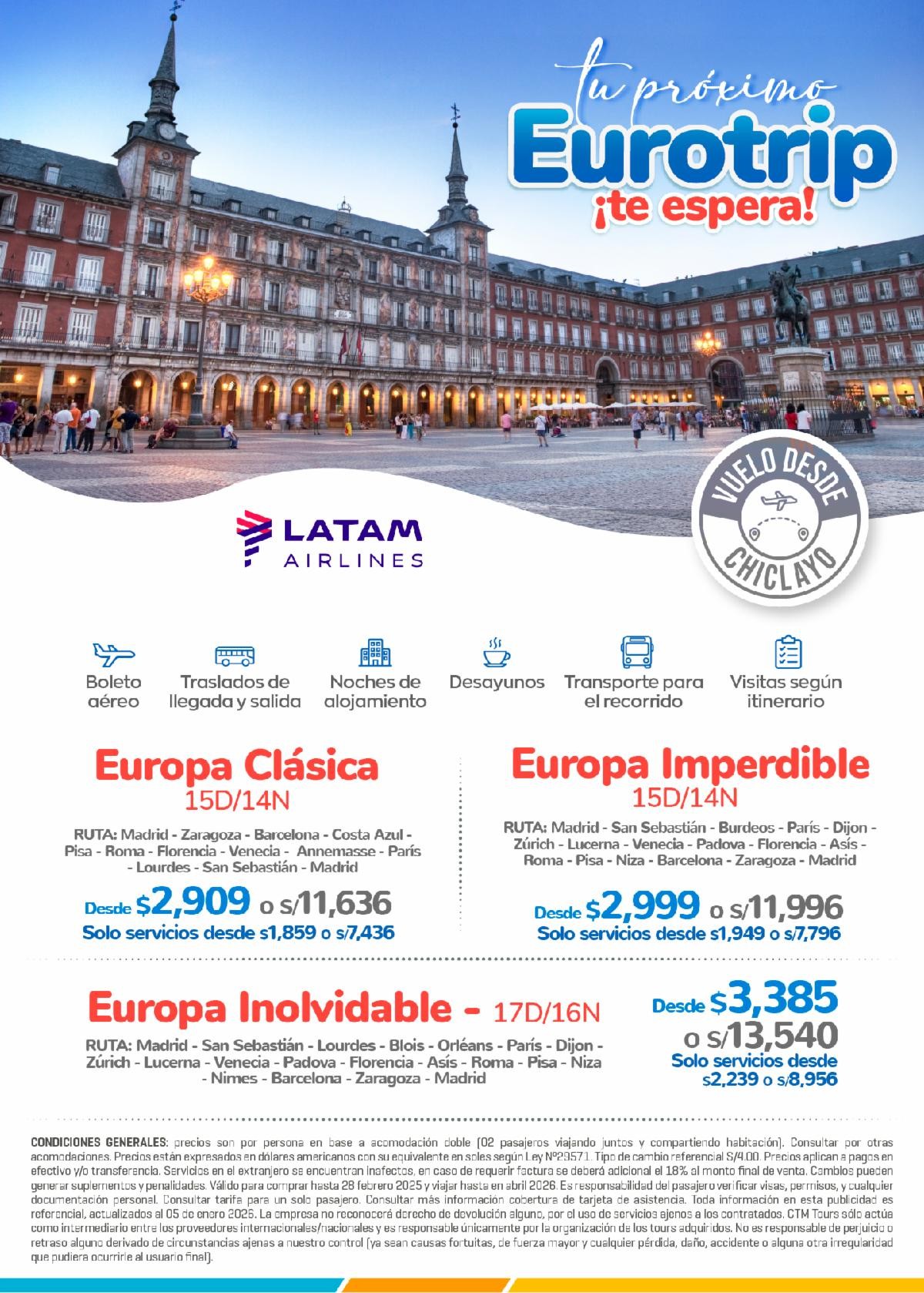 Tu próximo Eurotrip te espera