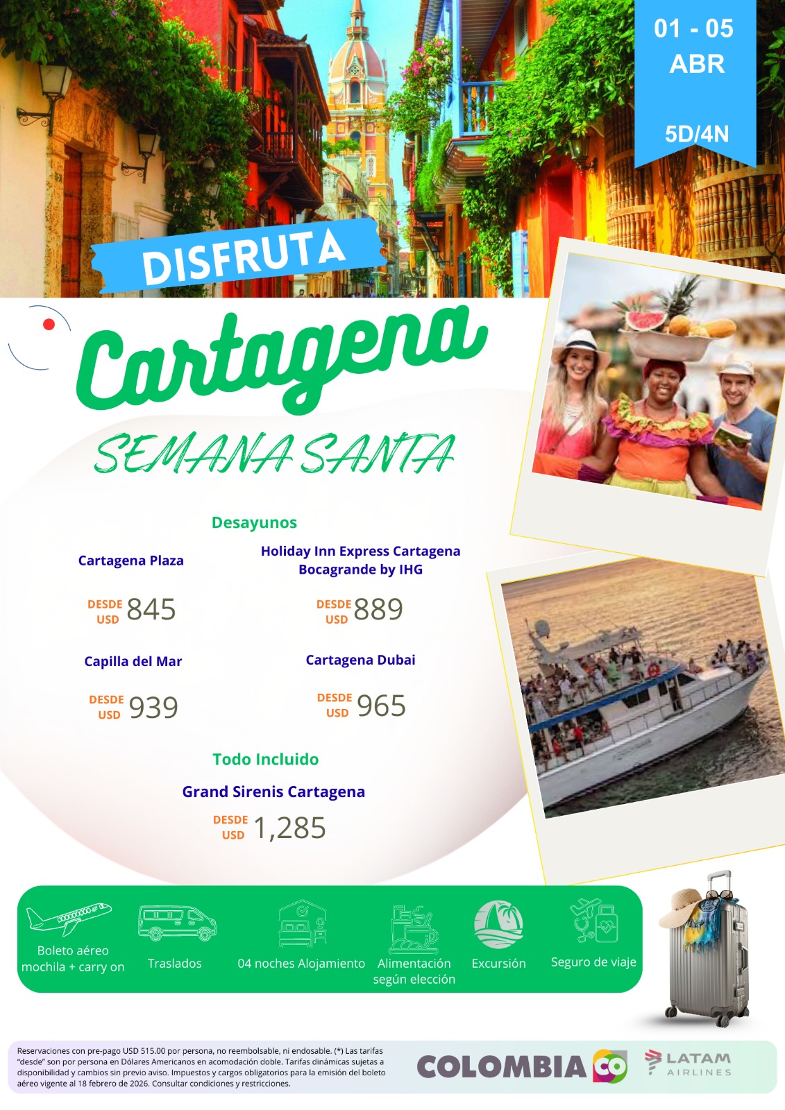 En Semana Santa enamórate de Cartagena