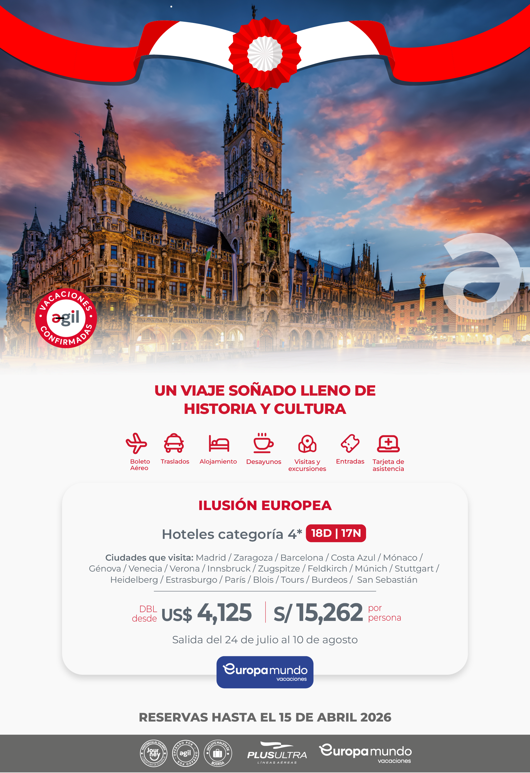 Fiestas Patrias en Europa