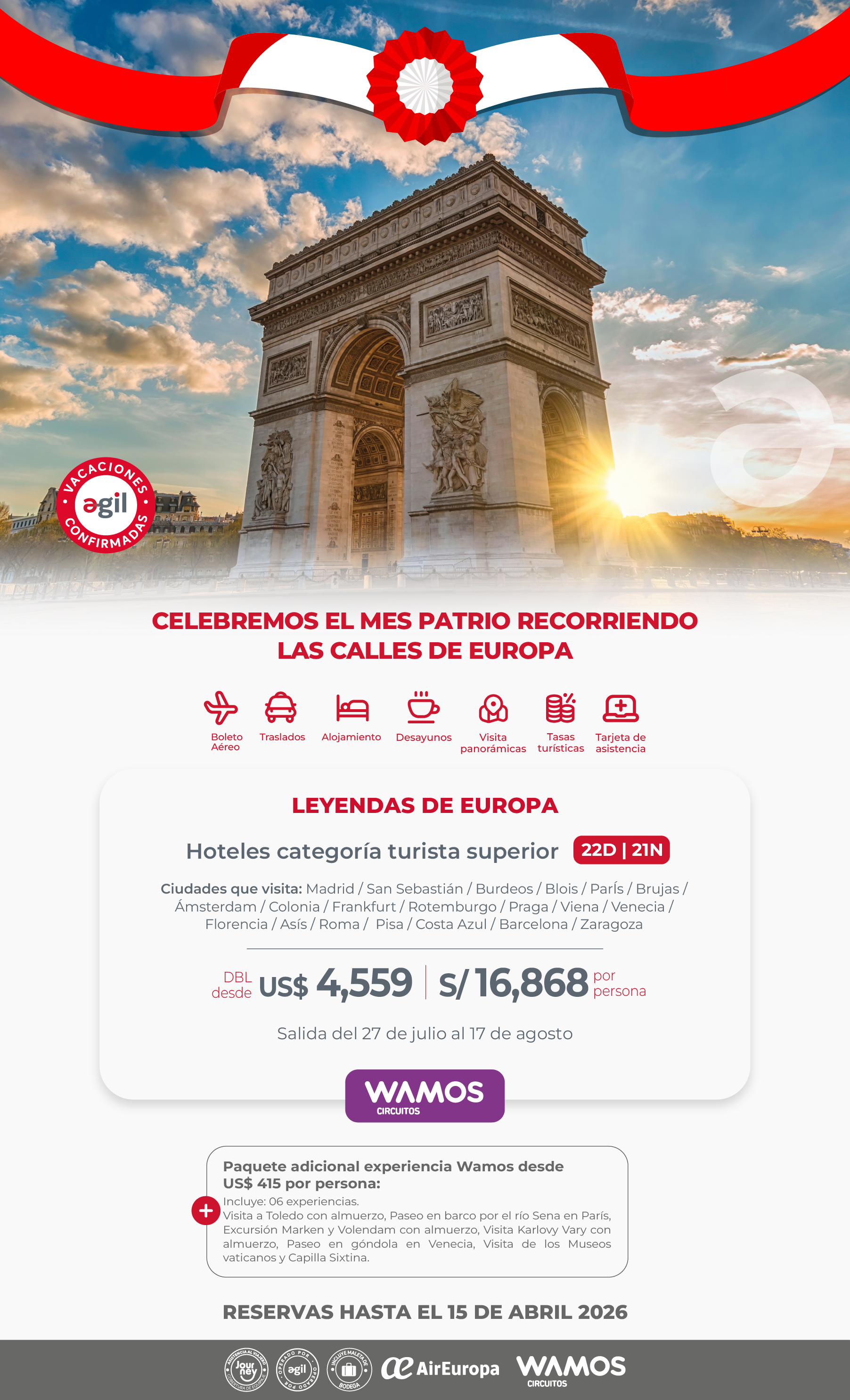 Paquete Leyendas de Europa