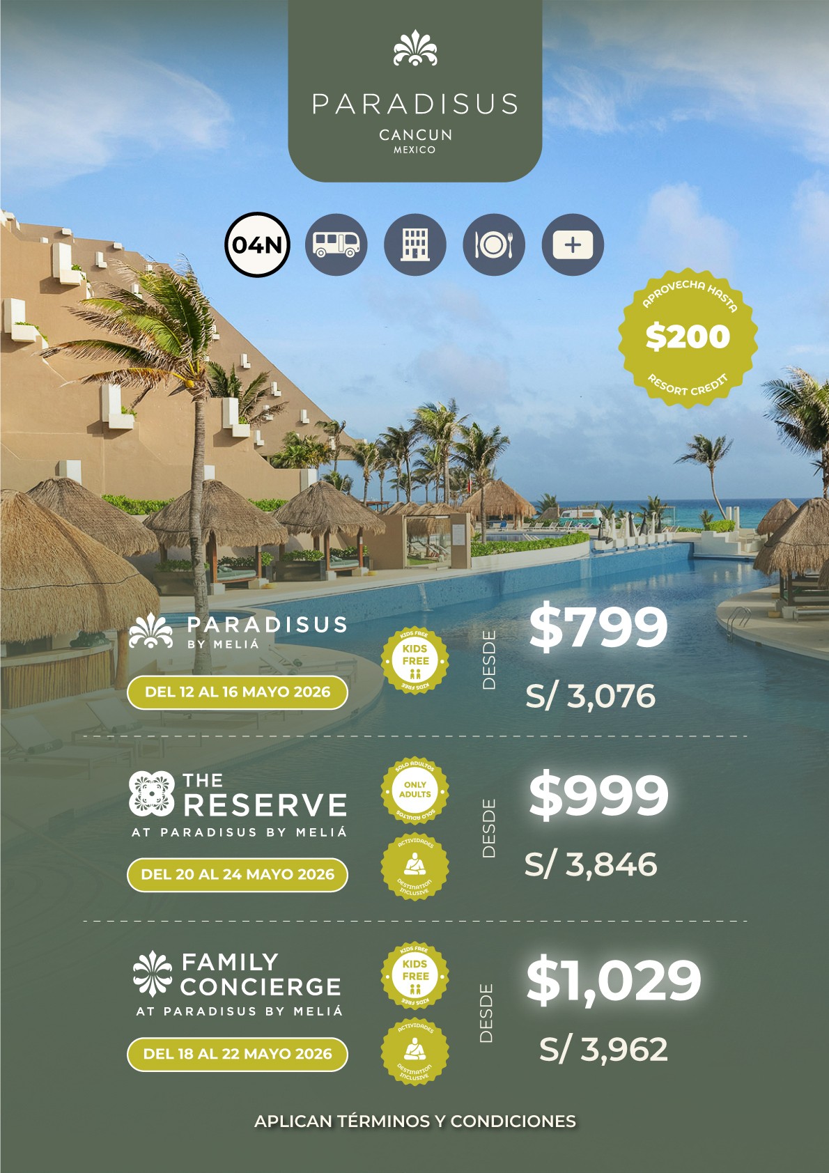 Vacaciones en el Caribe con hoteles Paradisus