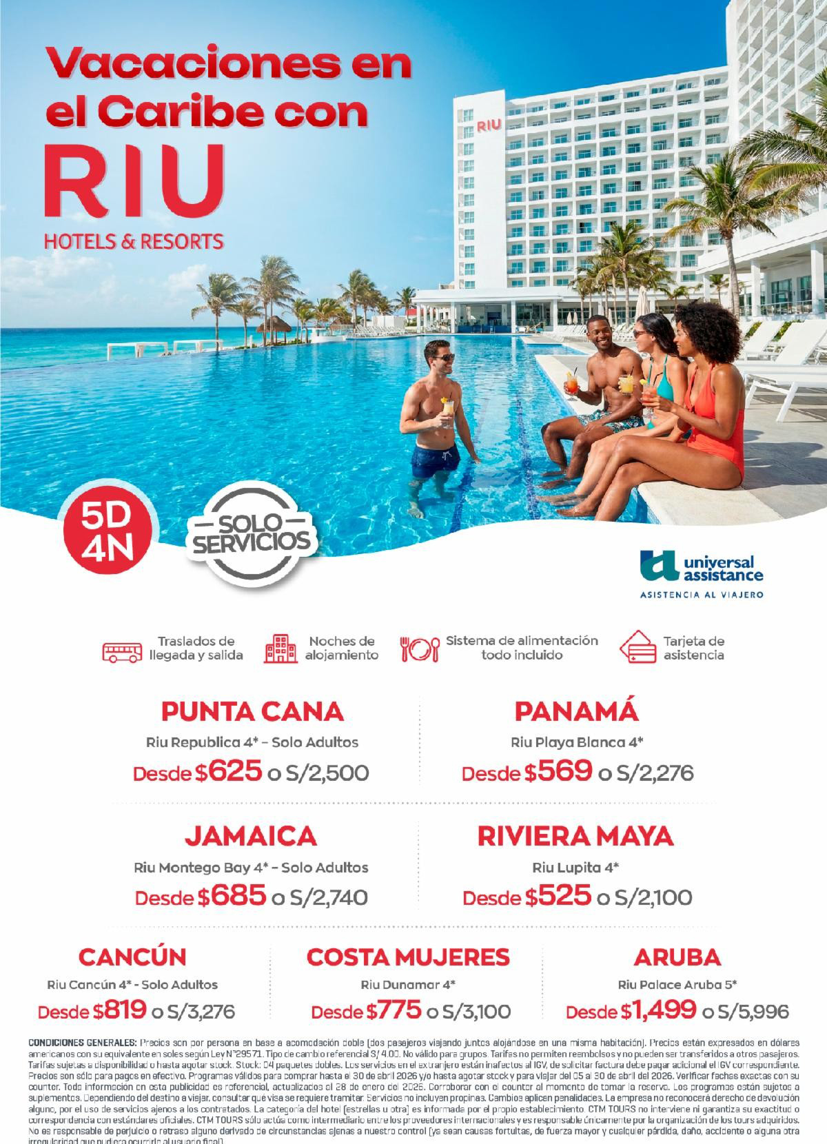 Vacaciones en el Caribe con hoteles Riu