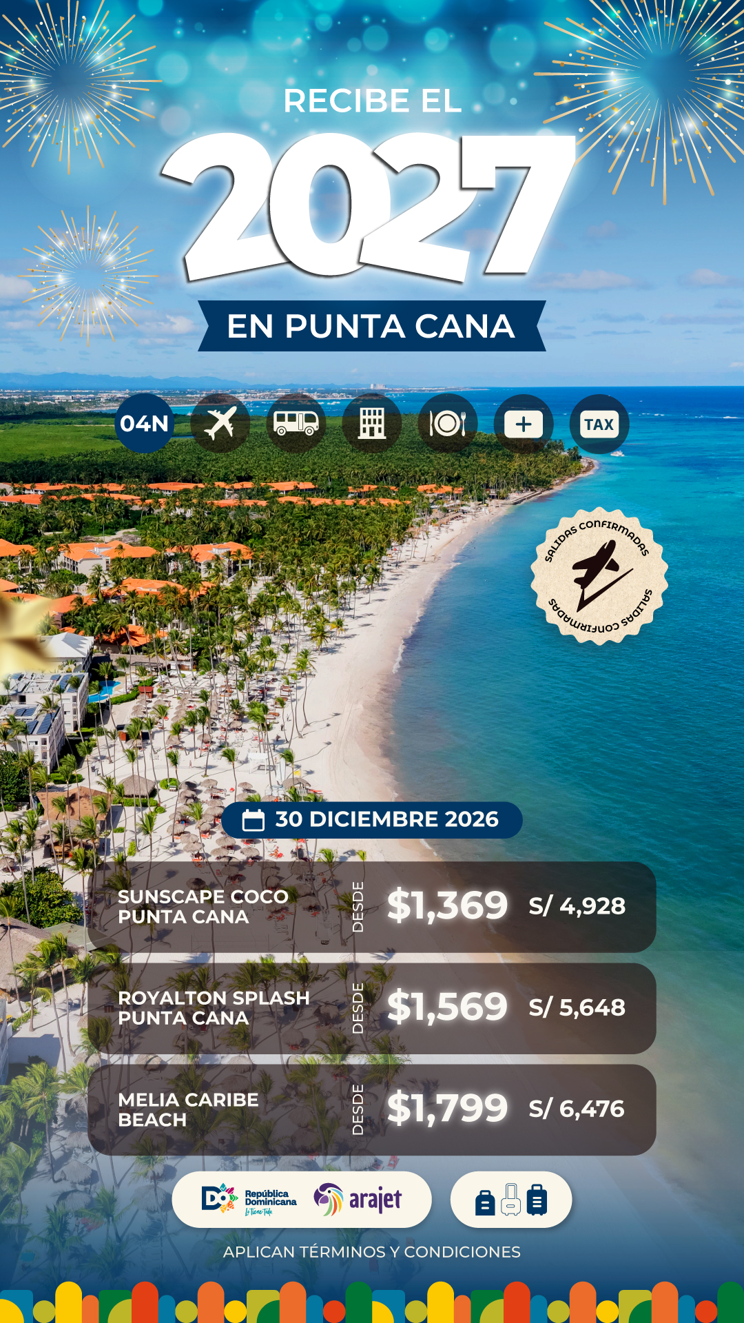 Itinerario Año Nuevo 2027