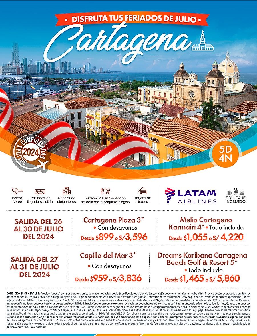 Fiestas Patrias en Cartagena
