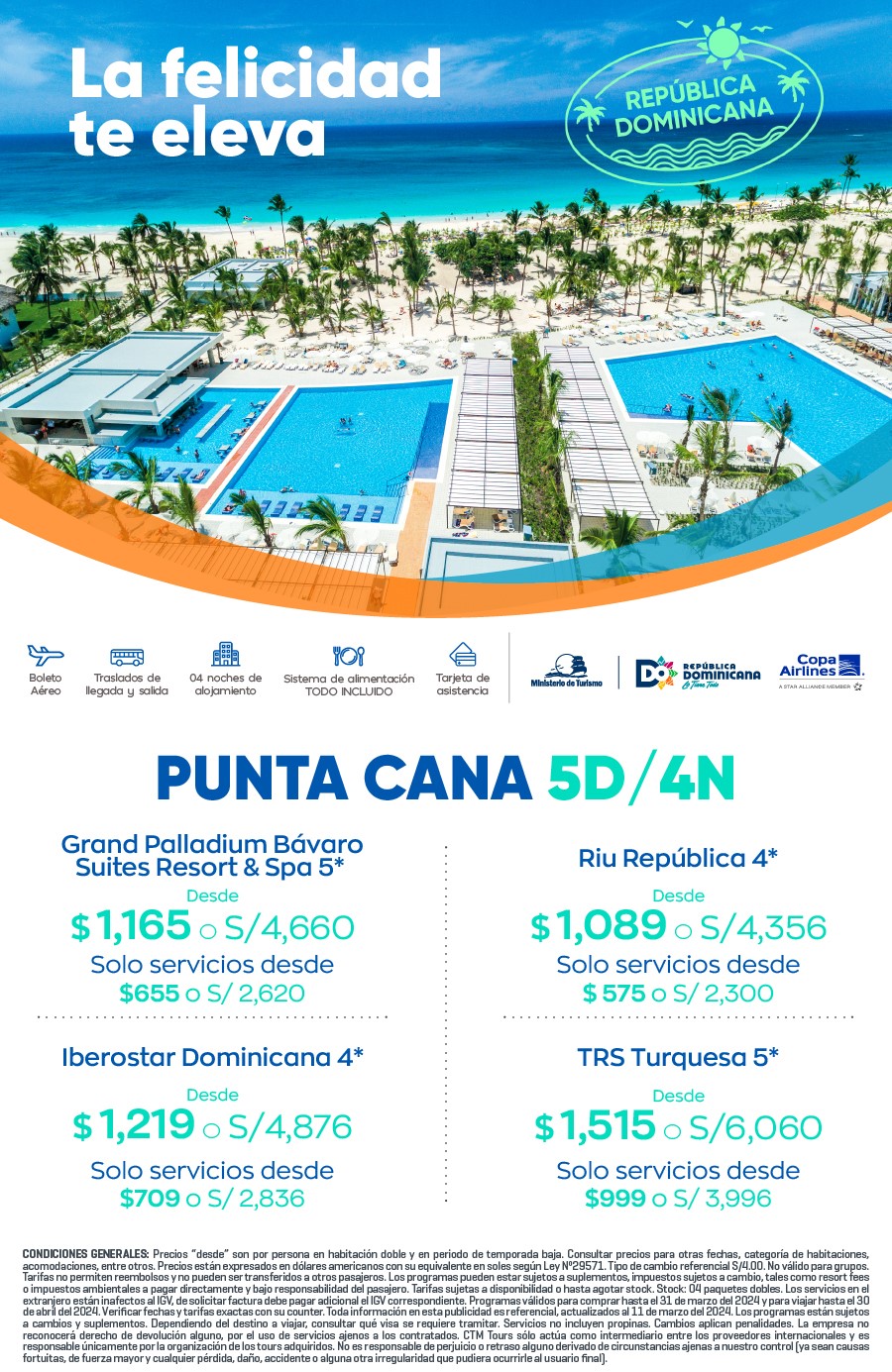 Oferta Punta Cana con todo incluido