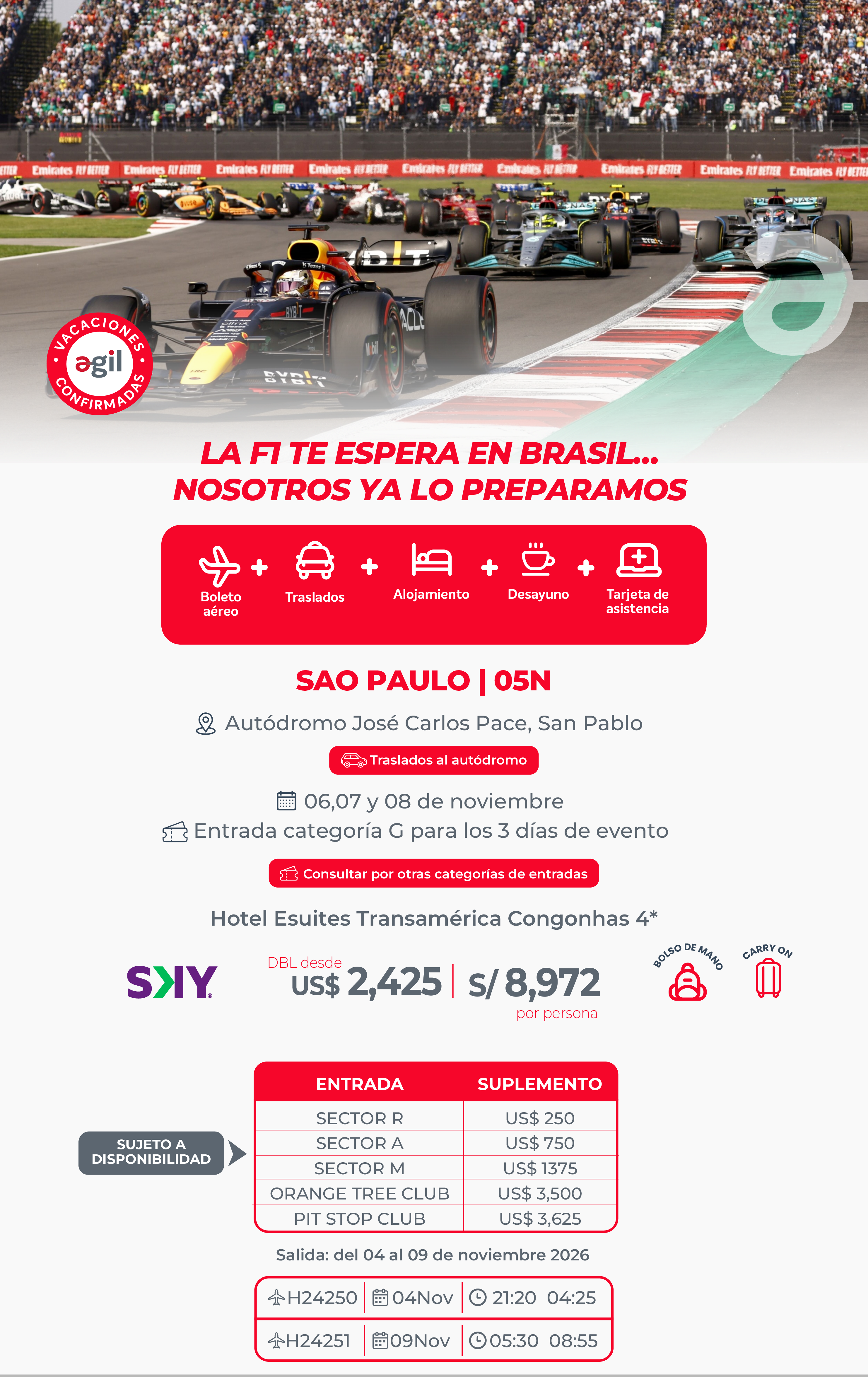 La formula 1 te espera