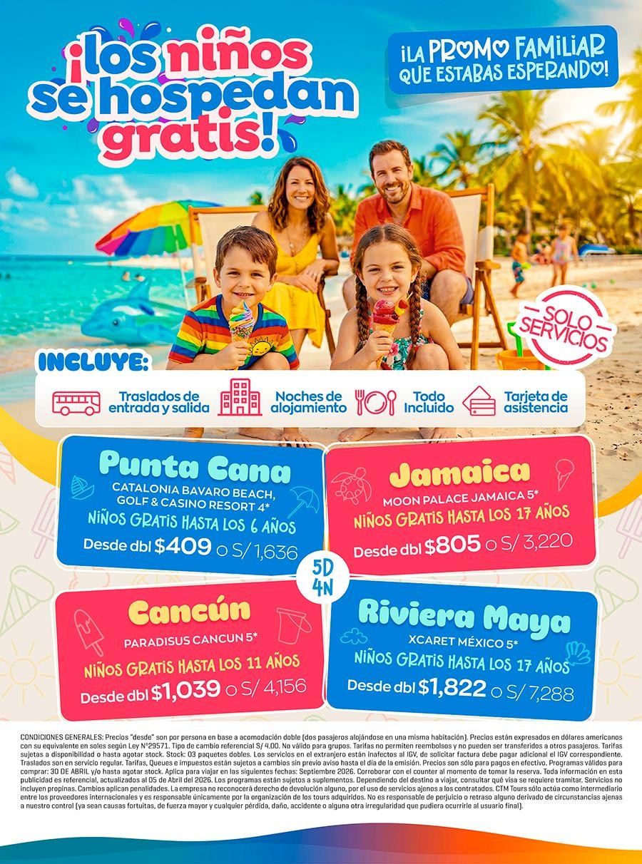 Viajar con niños gratis