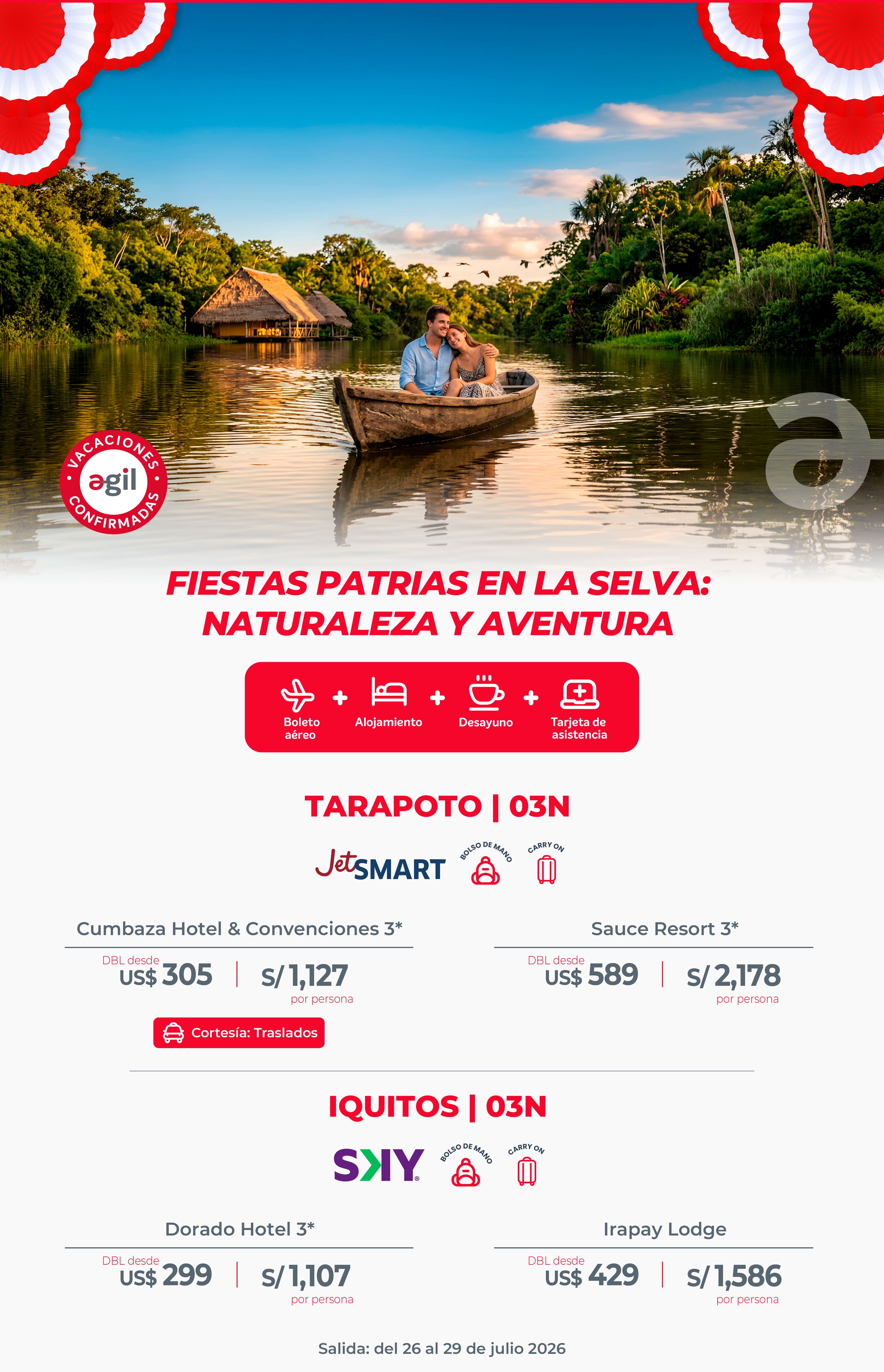 Fiestas Patrias en Selva Peruana