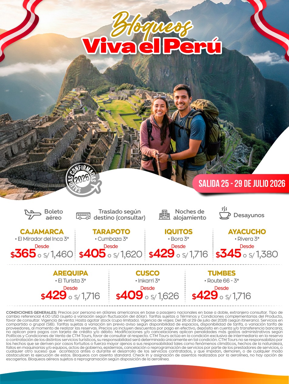 Vive el Perú en Fiestas Patrias