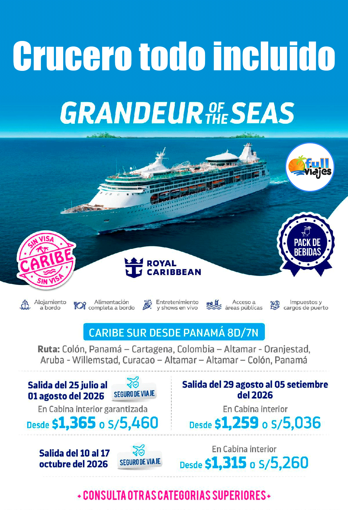 Crucero por el Caribe