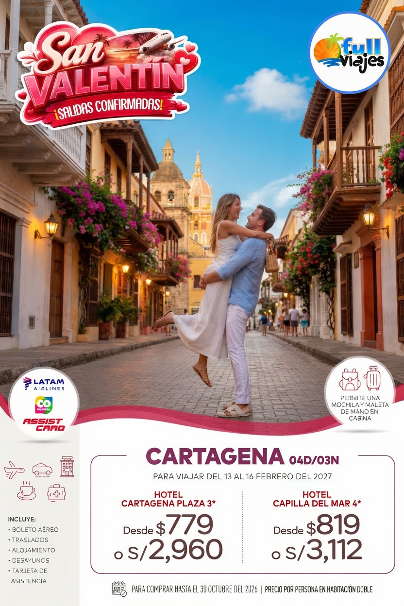 San Valentín en Cartagena