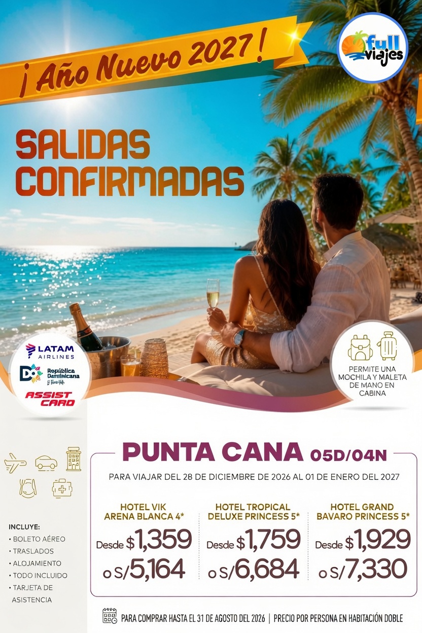 Año Nuevo en Punta Cana