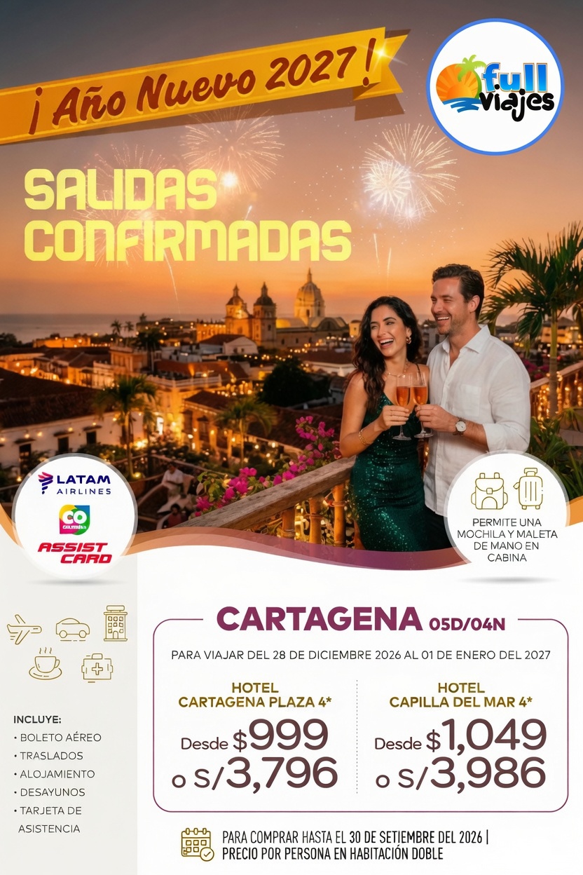 Año nuevo en Cartagena