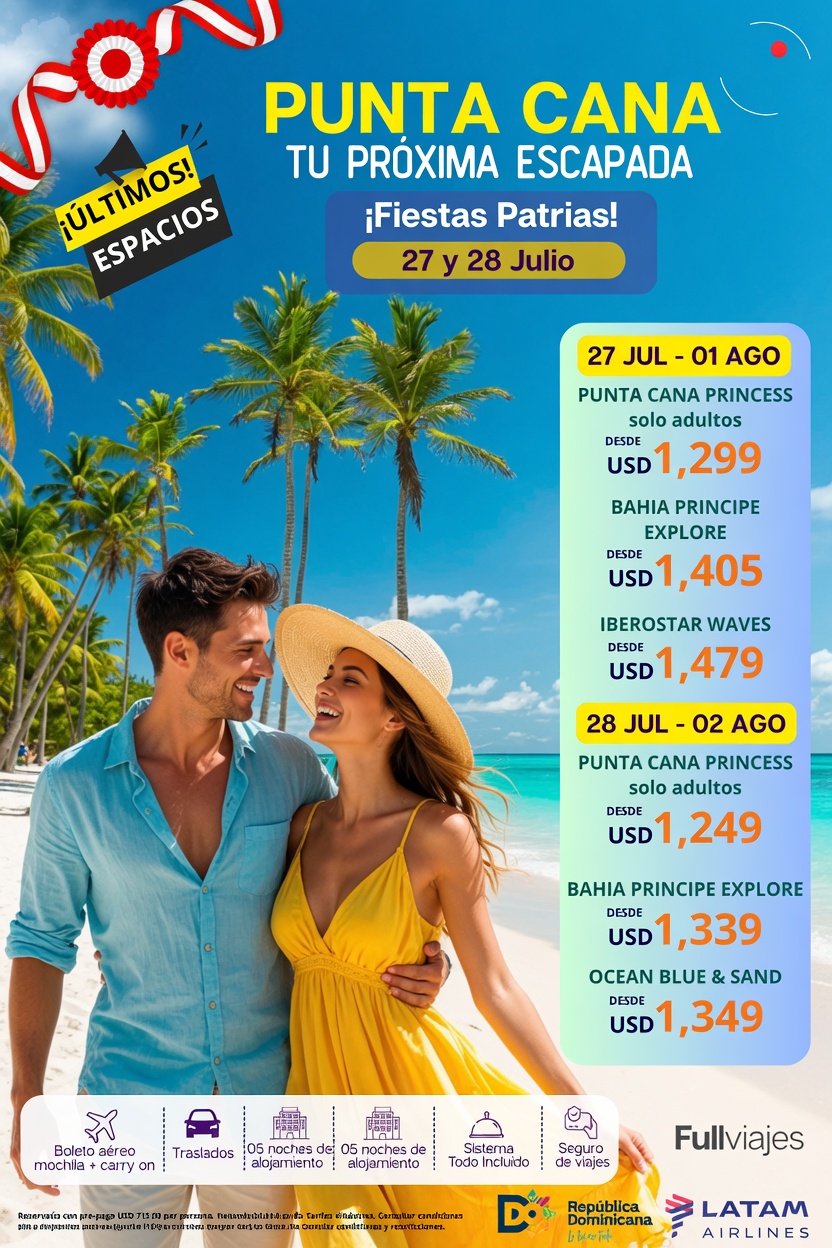 Fiestas Patrias en Punta Cana