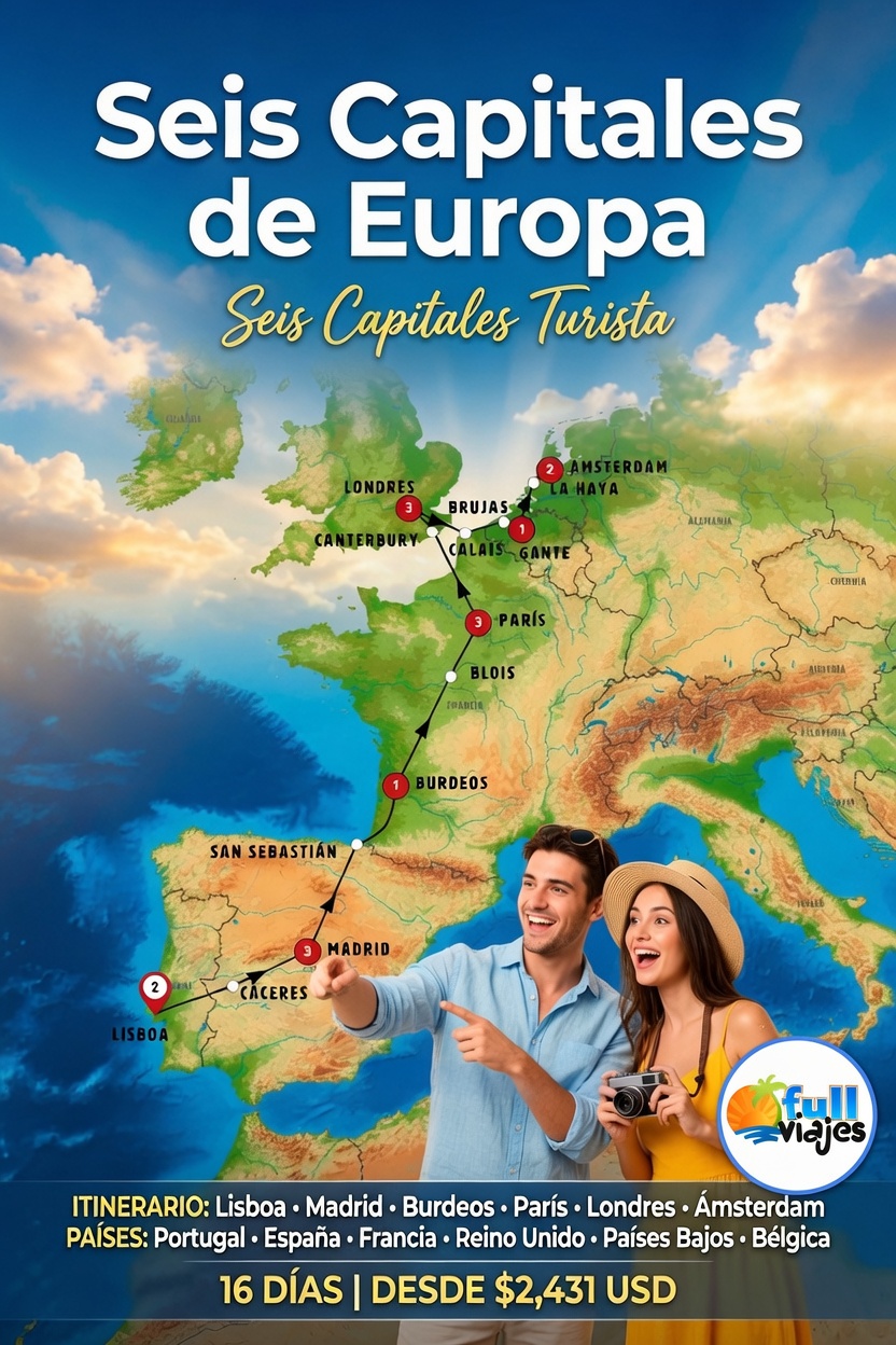 Seis Capitales de Europa