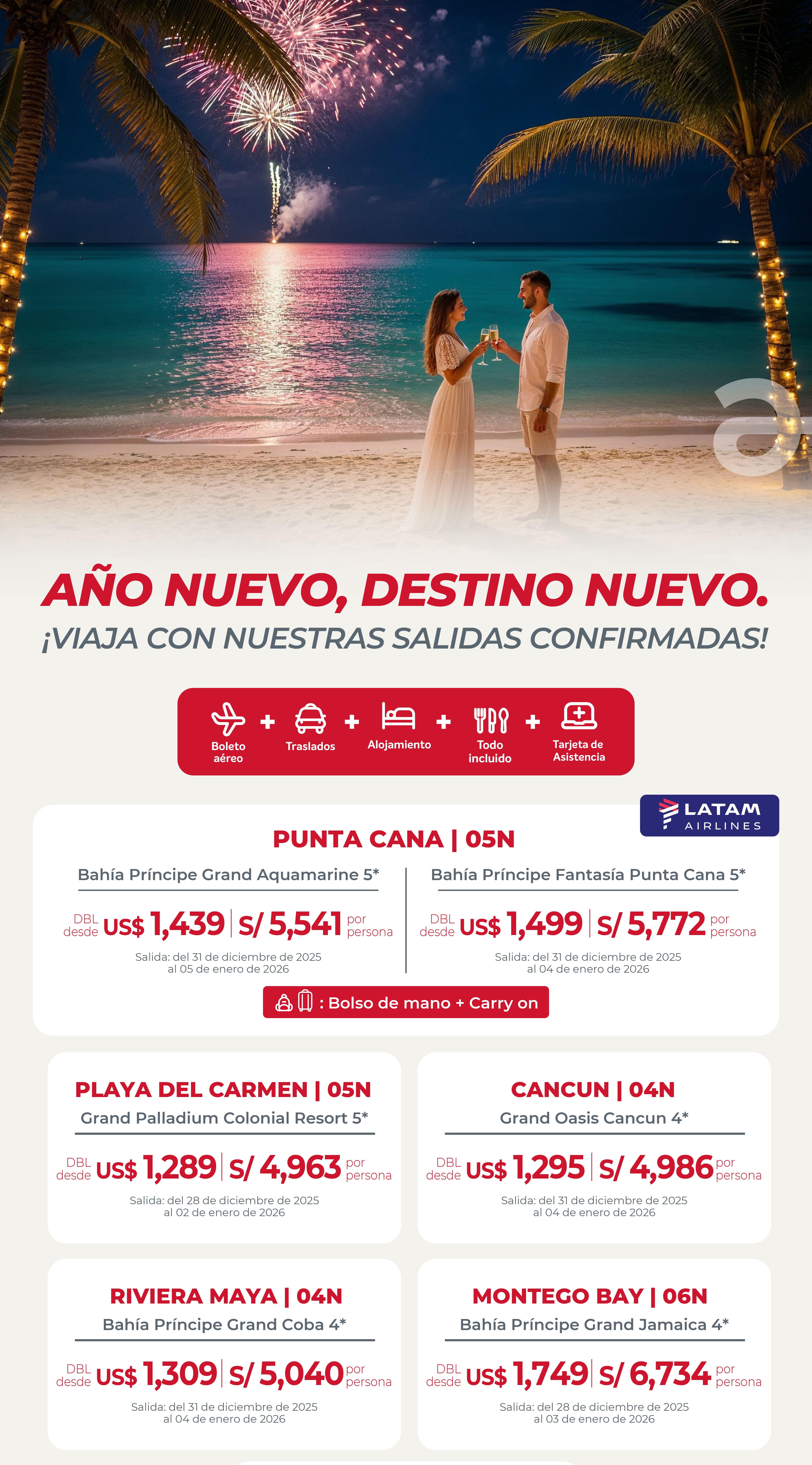 Disfruta lo mejor de Año Nuevo 2026