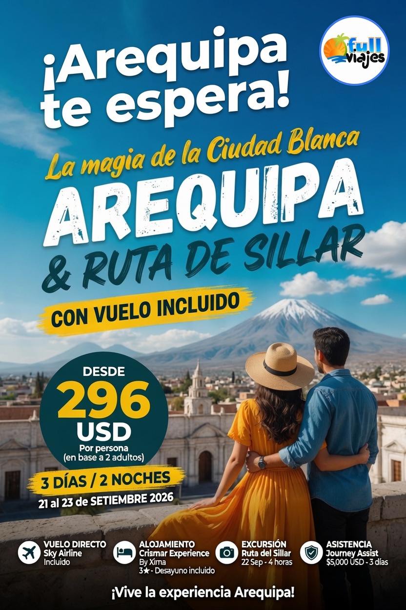 Paquete en oferta para Arequipa