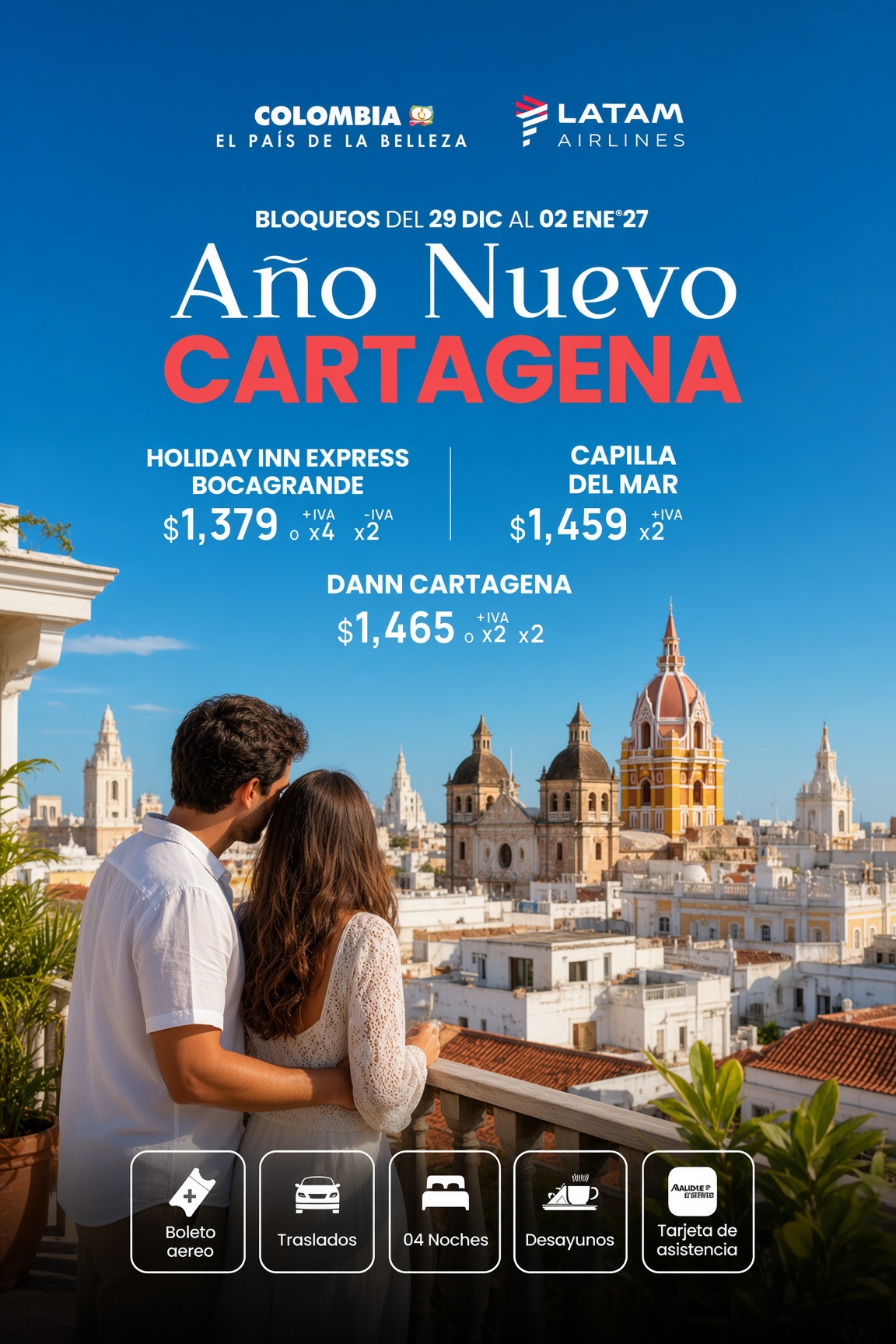 Ofertas Año Nuevo en Cartagena