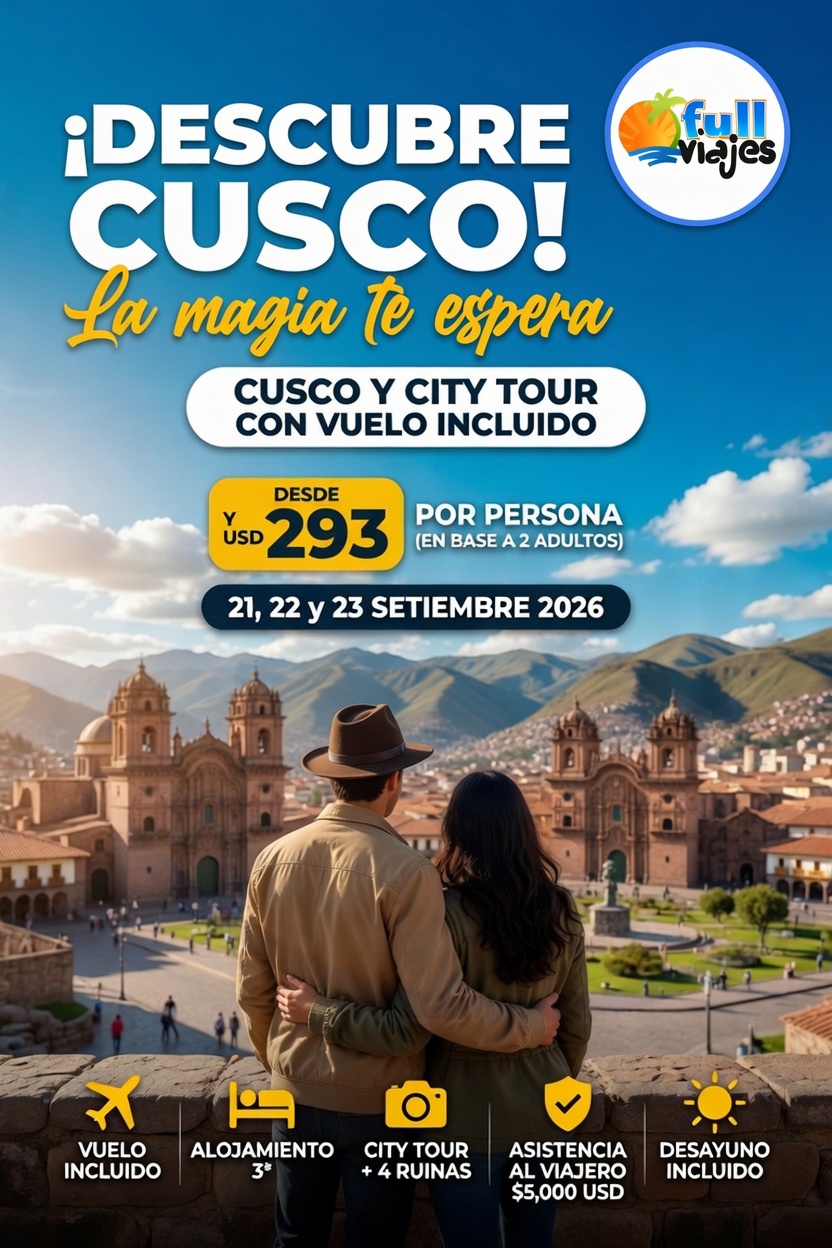Paquete en oferta para Cusco