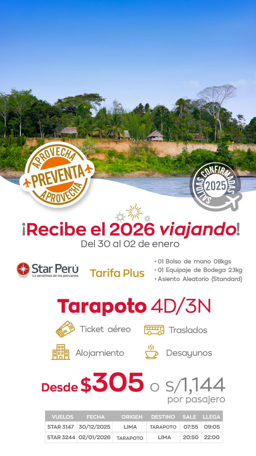 Tarapoto por fin de año