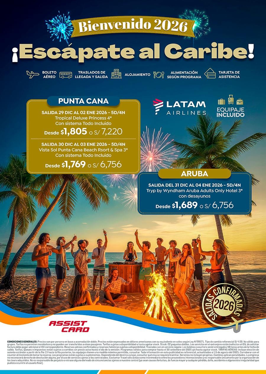 Paquetes Año Nuevo Internacionales 2026