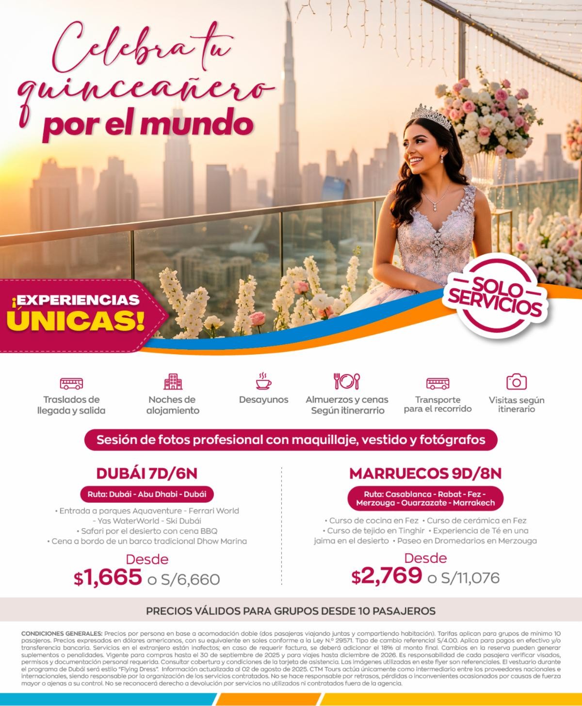 Viajes para Quinceañeras