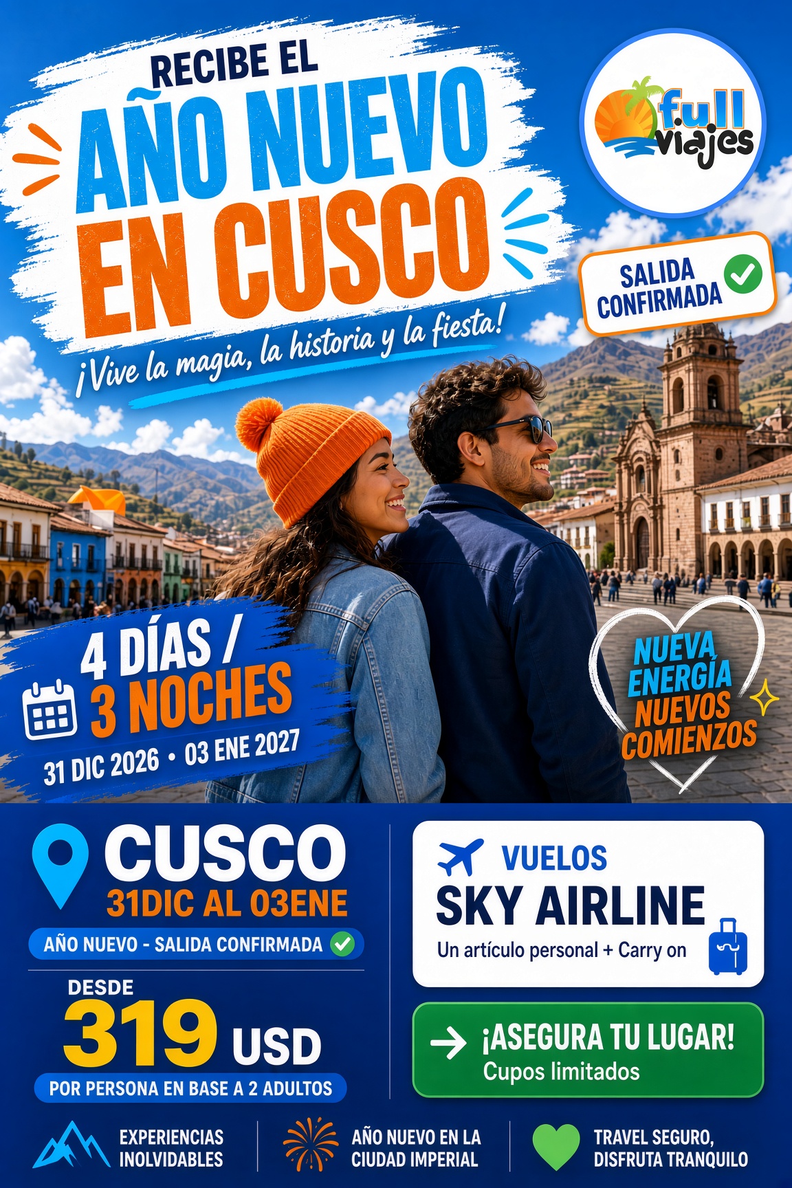 Año Nuevo 2027 en Cusco