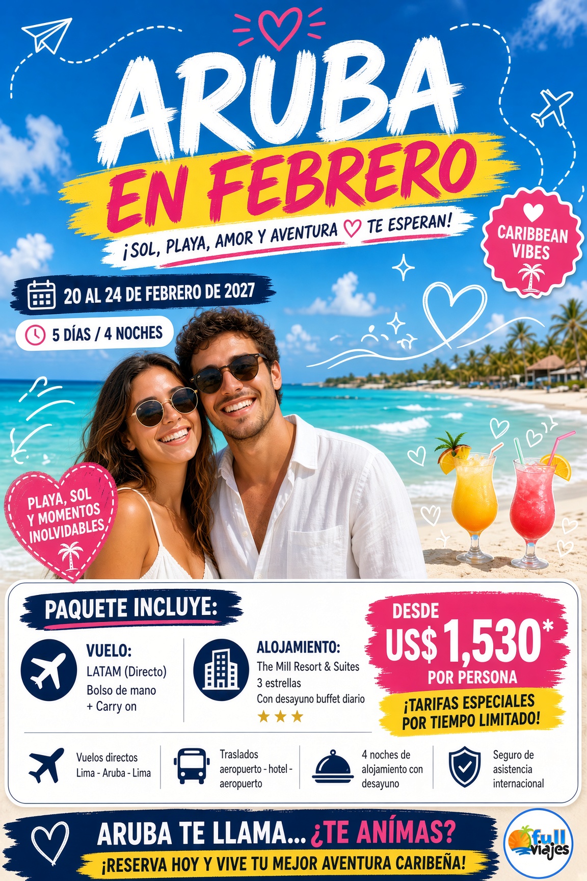 Aruba en Febrero