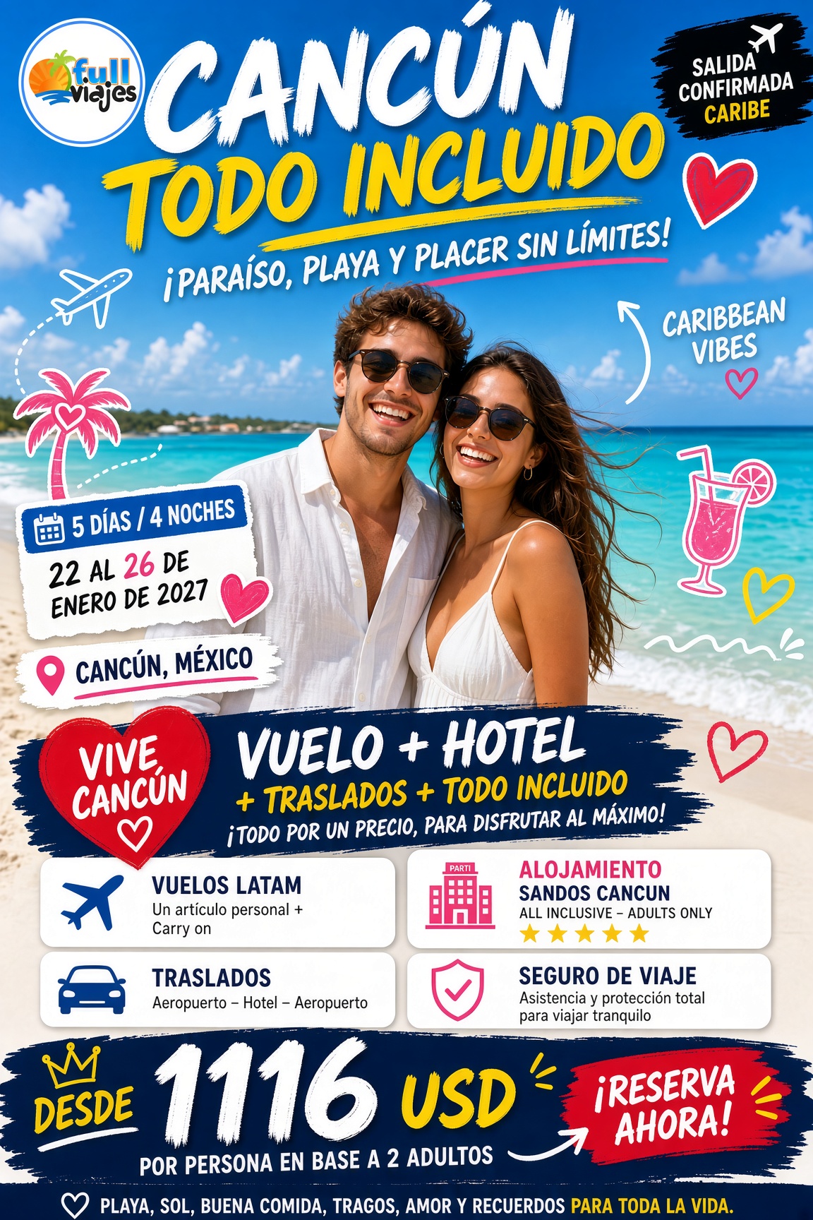 Cancún en Enero