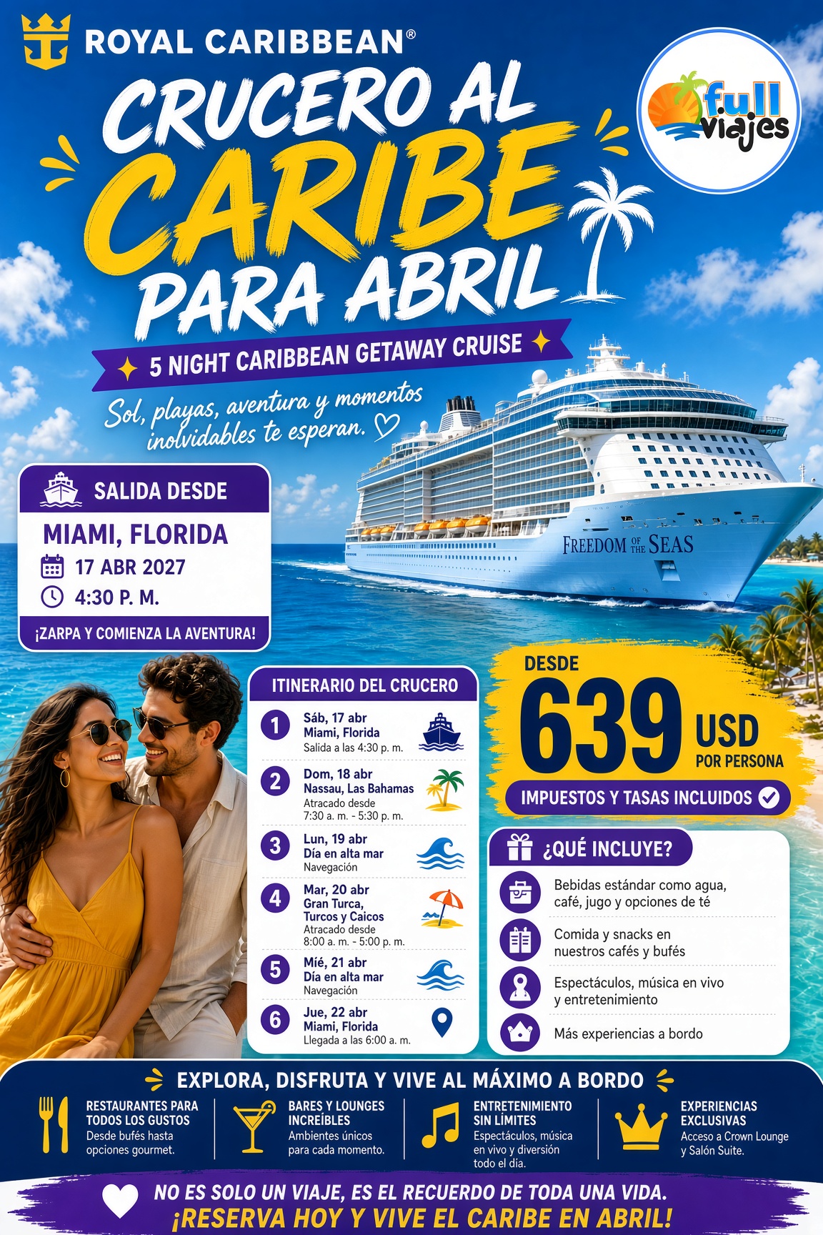 Crucero en Abril