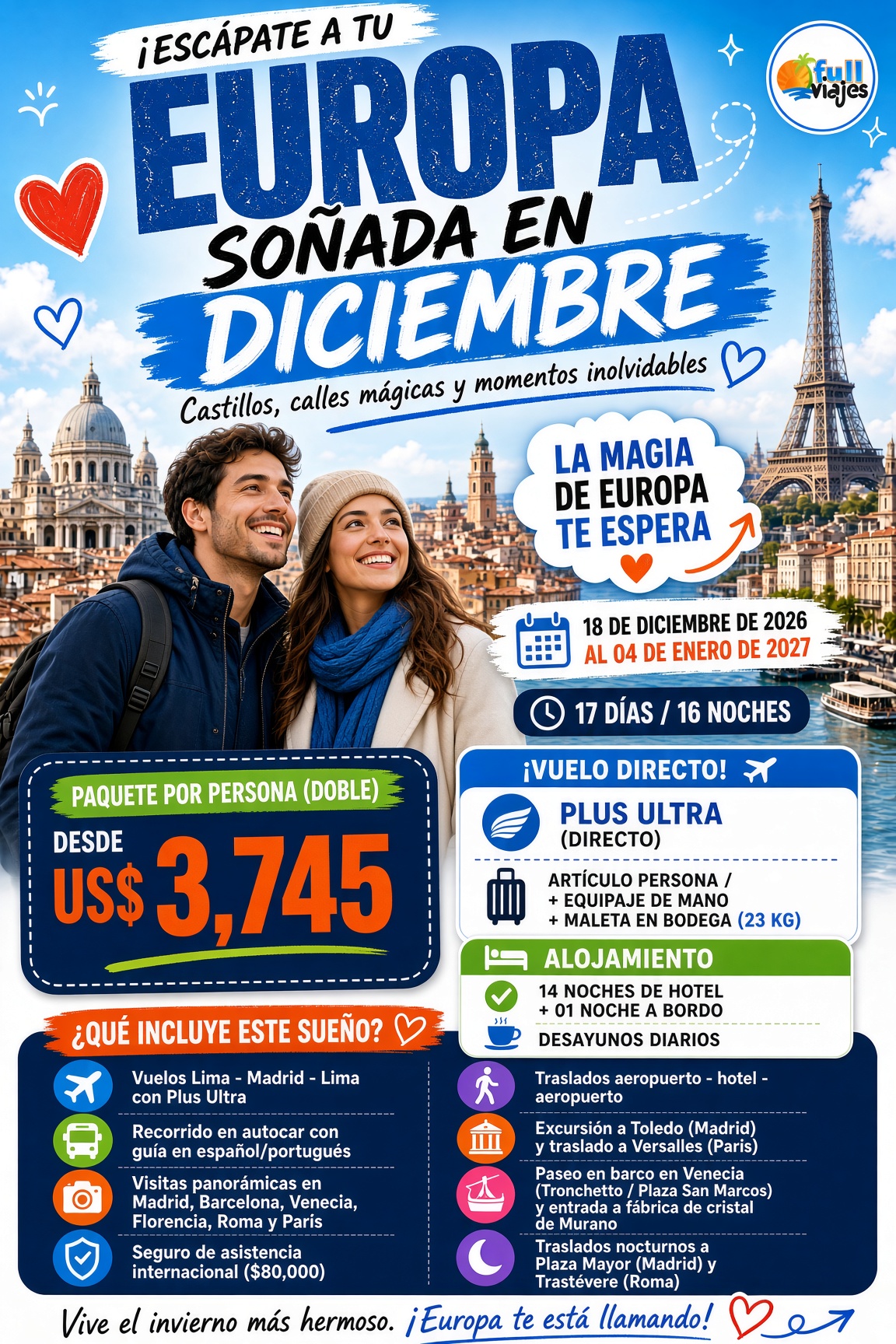 Europa grupal en Diciembre