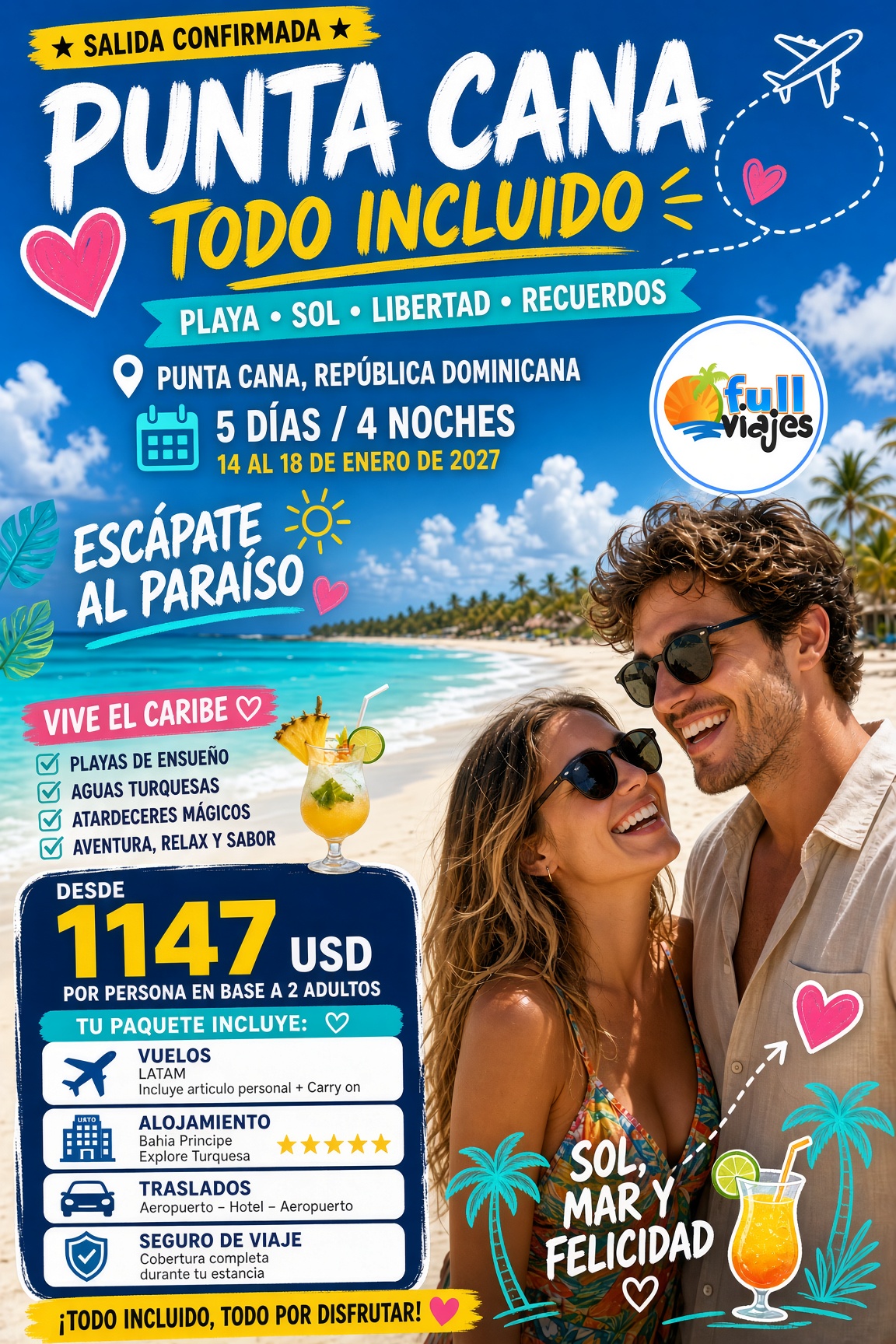 Punta Cana en Enero