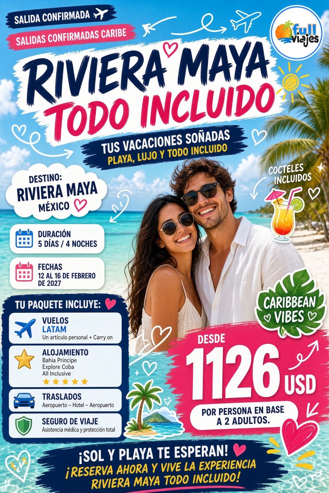 Riviera Maya en Febrero