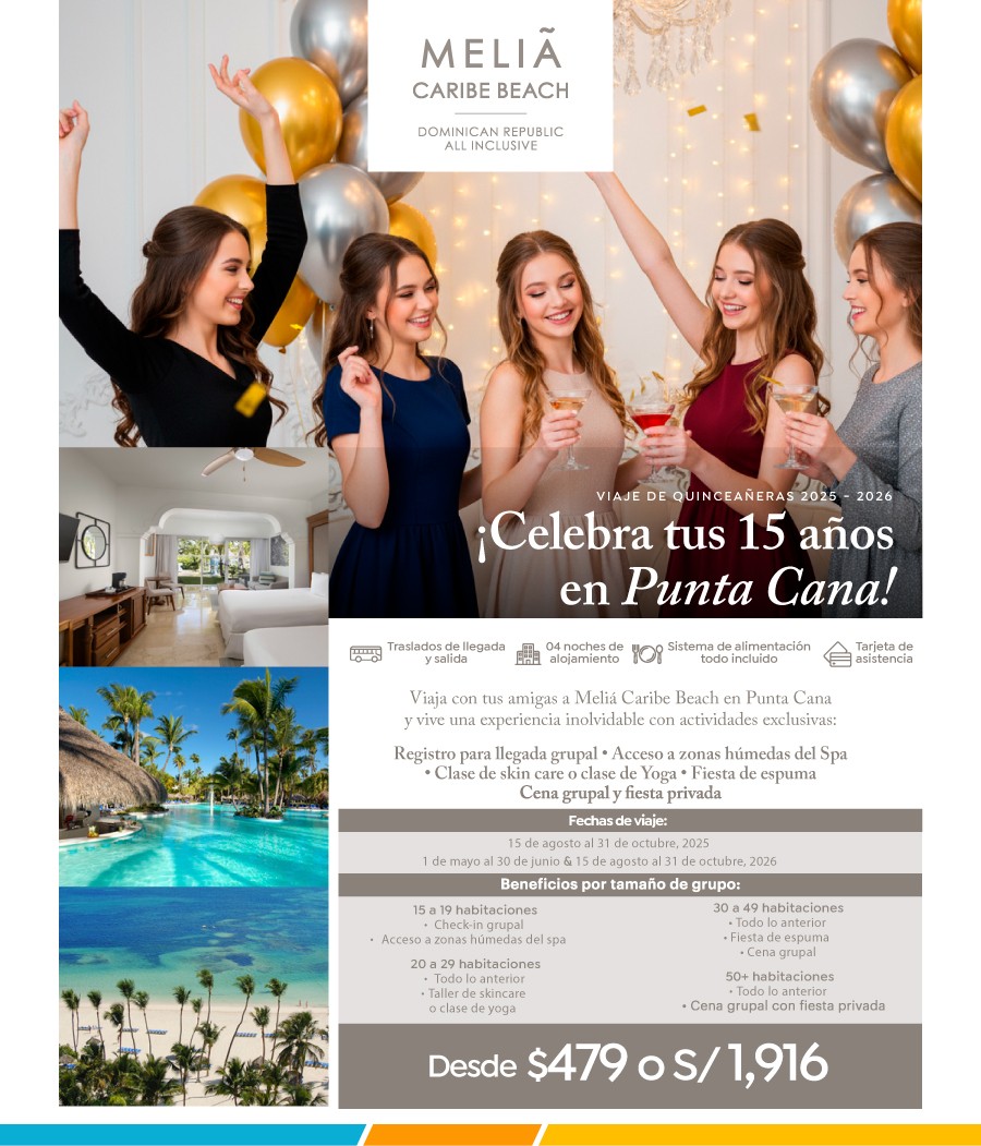 Celebra tus 15 años en Punta Cana