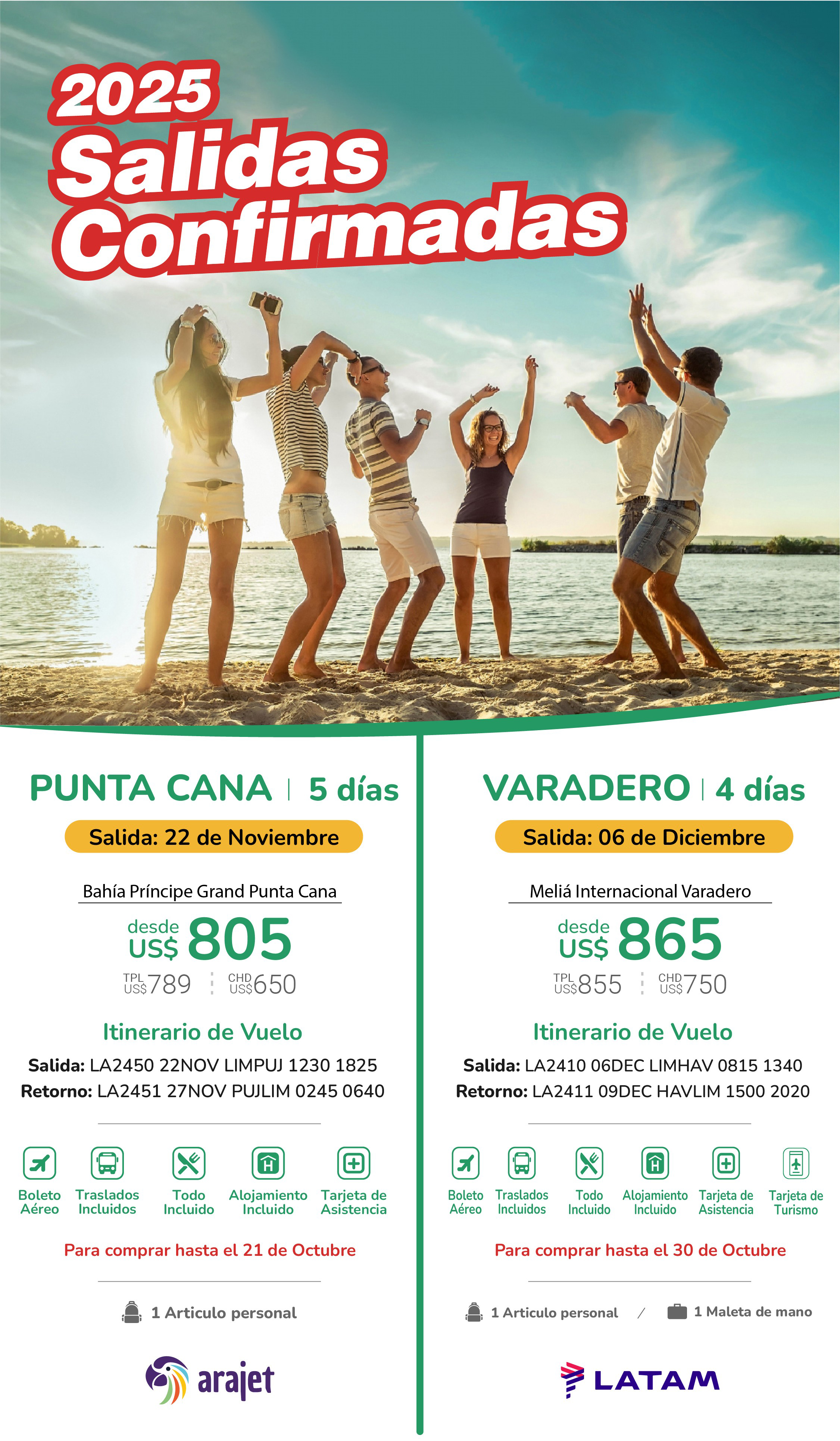 Promociones para viajar