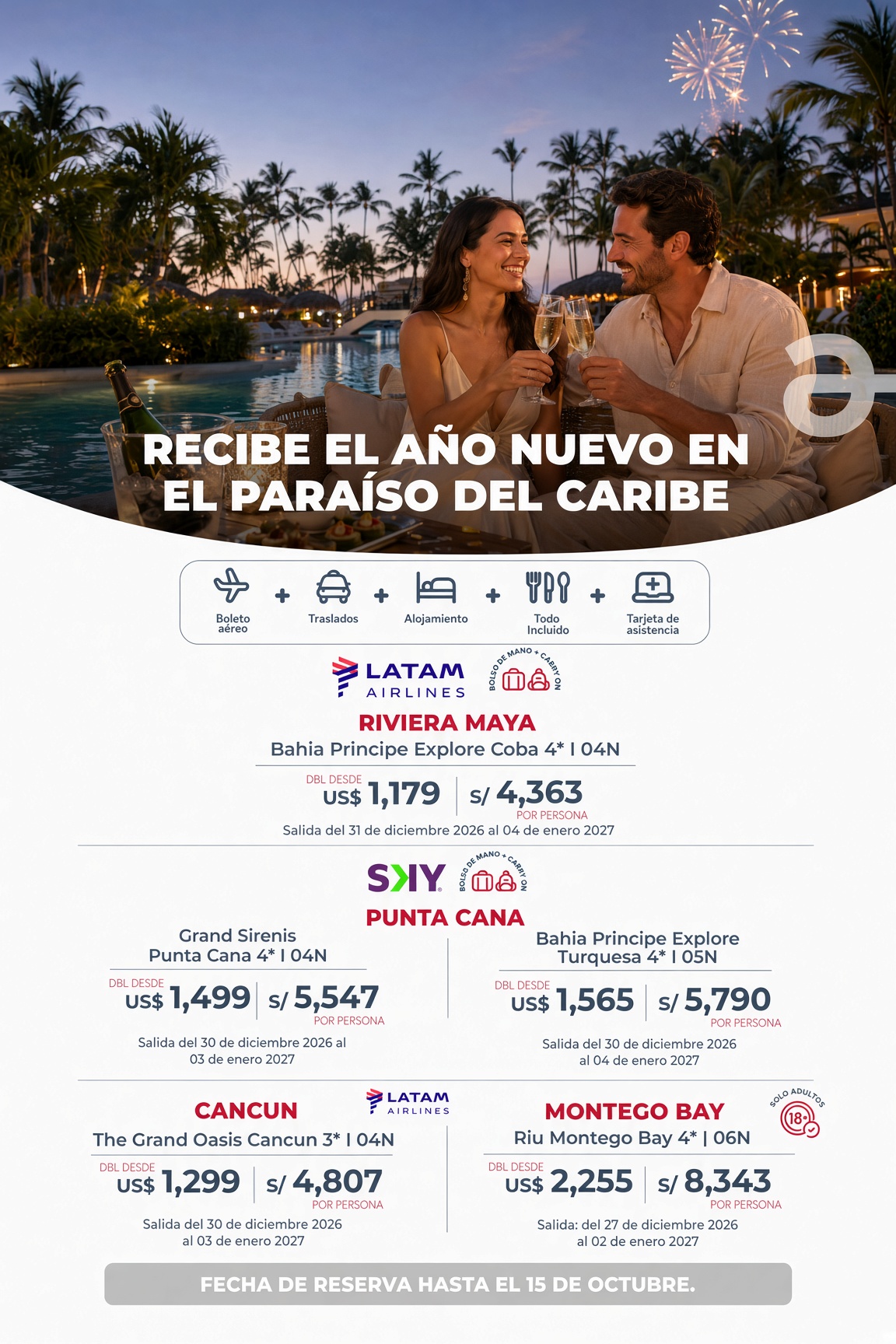 Viajar por Año Nuevo 2027