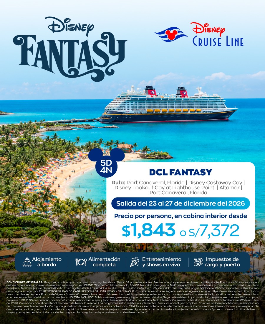 Crucero Disney Fantasy