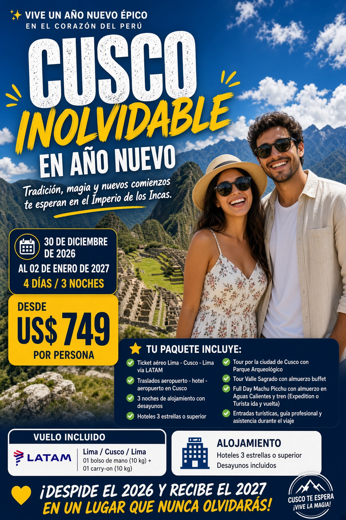 Fin de año 2027 en Cusco