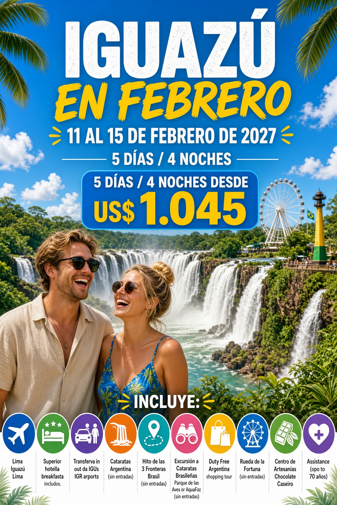 Iguazú Imperdible, vuelos y tours incluidos