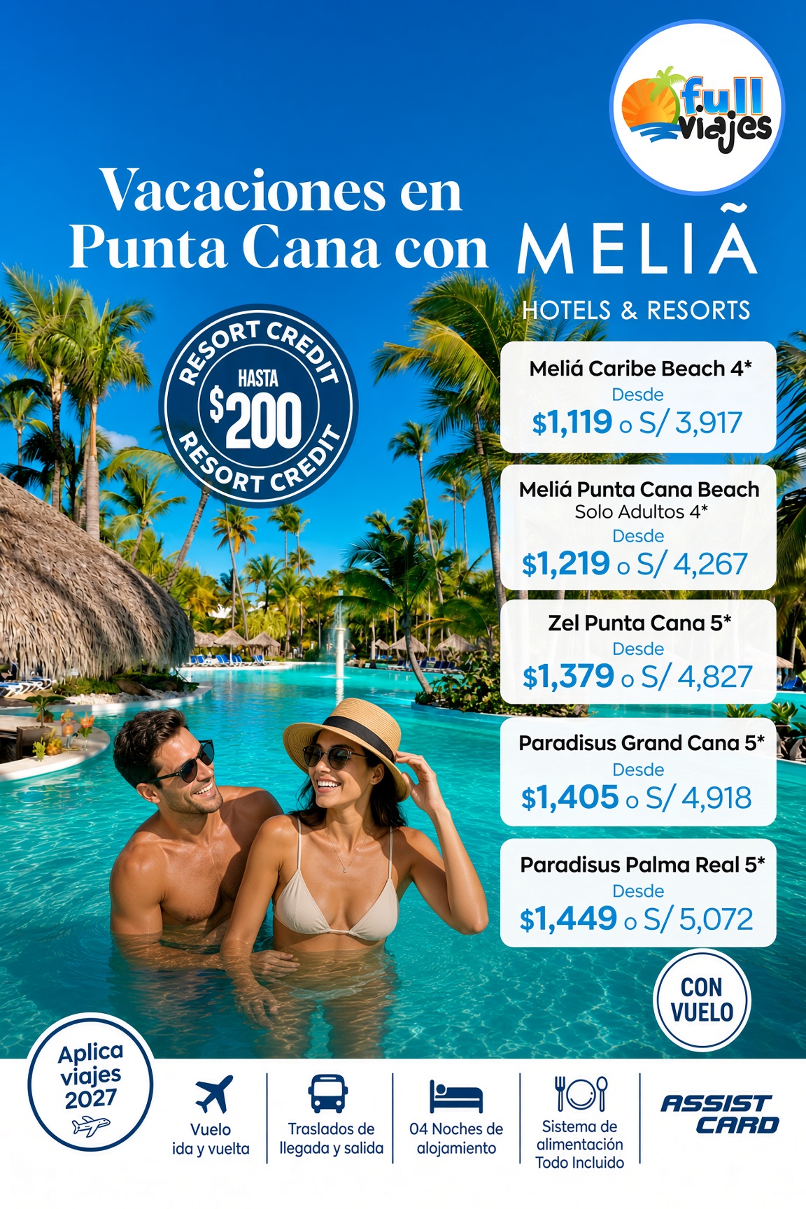 Punta Cana con hoteles Melia