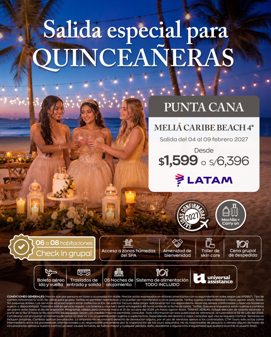 Quinceañeras 2027 en Punta Cana