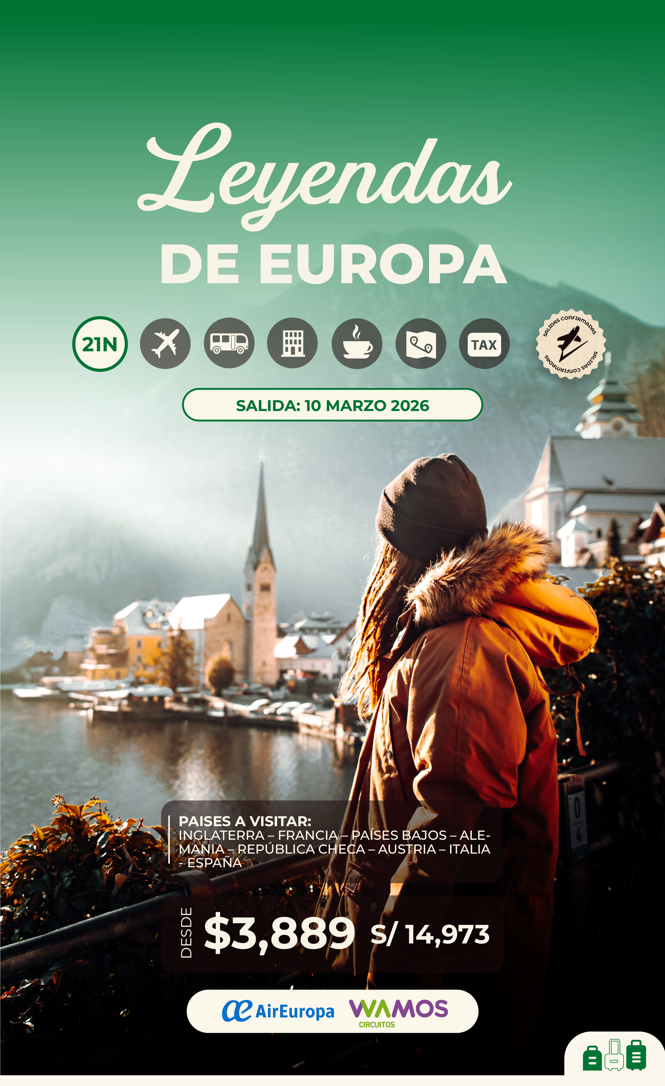 Paquetes a Europa en Marzo 2026